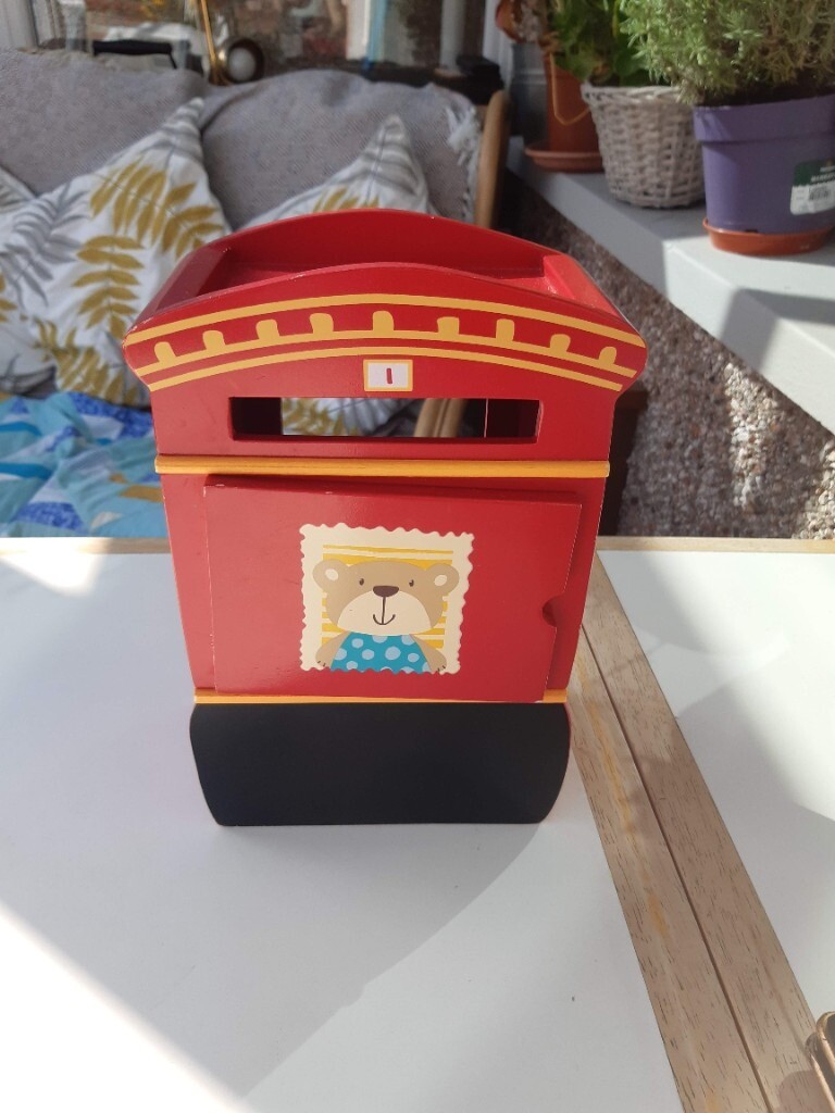 early learning centre wooden post box